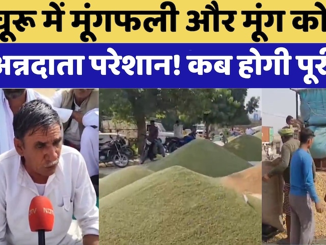 Churu News: Groundnut और Moong को लेकर अन्नदाता परेशान ! | Rajasthan Top News | Latest News