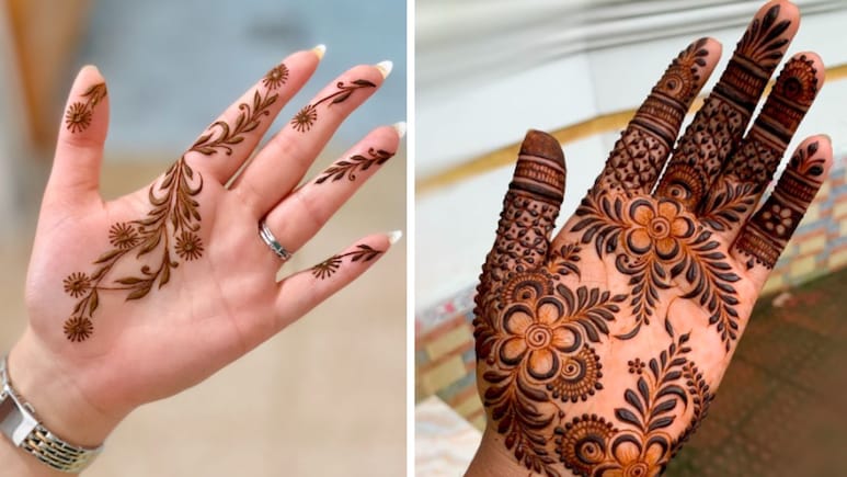 Diwali Mehendi Designs: दिवाली पर खुद लगाएं परफेक्ट मेहंदी! झटपट बन जाएंगे ये स्टाइलिश और आसान मेहंदी डिजाइन Diwali Mehendi Designs: दिवाली पर खुद लगाएं परफेक्ट मेहंदी! झटपट बन जाएंगे ये स्टाइलिश और आसान मेहंदी डिजाइन