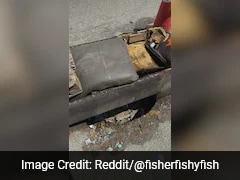 Pothole Covered By Couch In Bengaluru, Internet Jokes "What An Idea"