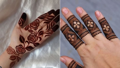 Karwa Chauth Mehndi Design: रात को नहीं लगा पाई हैं मेहंदी तो अब इन 20 डिजाइन्स से 5 मिनट में सजा लें हाथ, देखें करवा चौथ के झटपट तैयार होने वाले डिजाइन