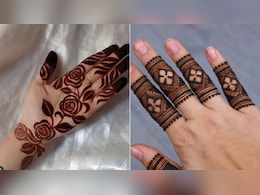 Karwa Chauth Mehndi Design: रात को नहीं लगा पाई हैं मेहंदी तो अब इन 20 डिजाइन्स से 5 मिनट में सजा लें हाथ, देखें करवा चौथ के झटपट तैयार होने वाले डिजाइन Karwa Chauth Mehndi Design: रात को नहीं लगा पाई हैं मेहंदी तो अब इन 20 डिजाइन्स से 5 मिनट में सजा लें हाथ, देखें करवा चौथ के झटपट तैयार होने वाले डिजाइन