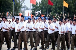 Karnataka Row Escalates As RSS March Blocked, BJP Dares Ban Karnataka Row Escalates As RSS March Blocked, BJP Dares Ban