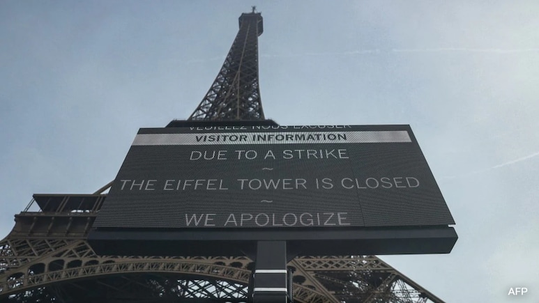 Eiffel Tower Closed Due To Strikes Across France Against Austerity Eiffel Tower Closed Due To Strikes Across France Against Austerity