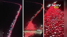 Viral Video: जगातील सर्वात मोठा ट्रॅफिक जॅम! 36 लेन असूनही 80 लाख गाड्या जाग्यावरच, कारण...