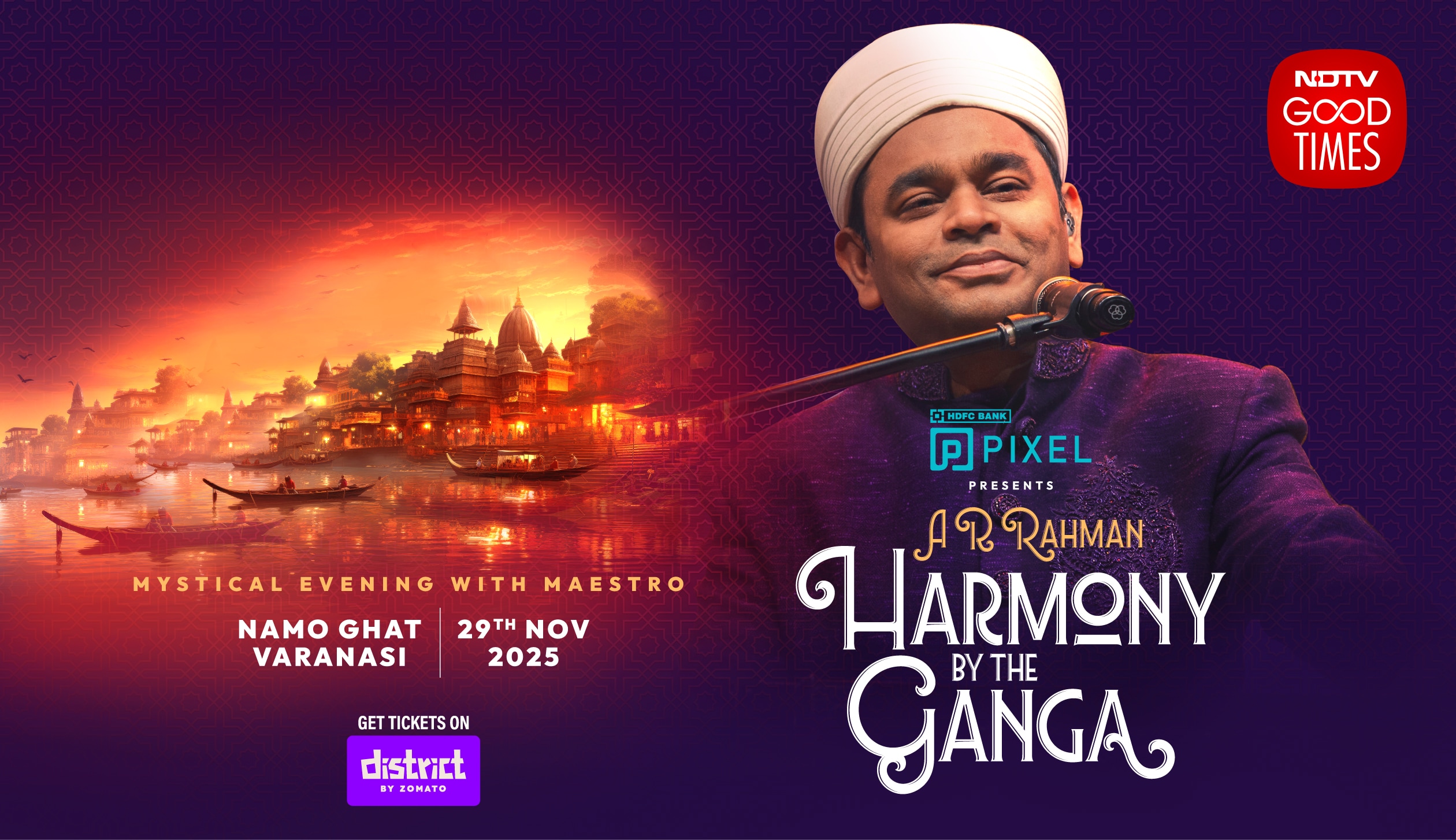 Rahman will perform in Varanasi for the very first time. Photo: NDTV Rahman will perform in Varanasi for the very first time. Photo: NDTV