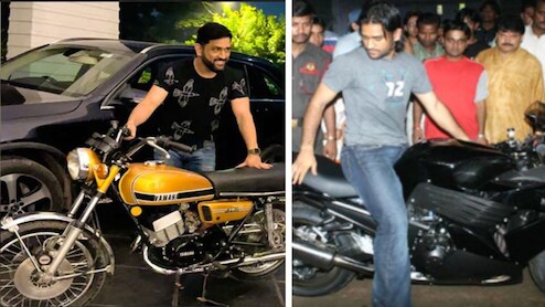 किसी शोरूम से कम नहीं धोनी का गैराज, यामाहा राजदूत से लेकर मौजूद है 80 लाख की हेलकैट