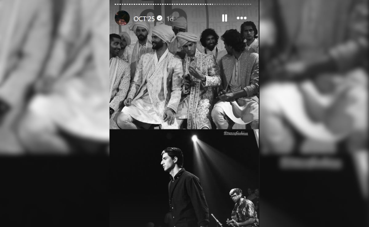 Tarun Tahilianis Tasva collection at LFW 2025. Photo: Instagram/lakmefashionwk Tarun Tahilianis Tasva collection at LFW 2025. Photo: Instagram/lakmefashionwk