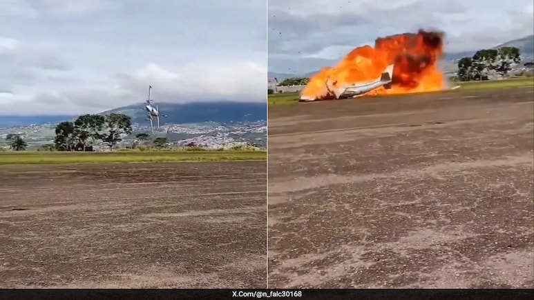 Horrific Crash In Venezuela: Plane Goes Up, Then Explodes In Seconds Horrific Crash In Venezuela: Plane Goes Up, Then Explodes In Seconds