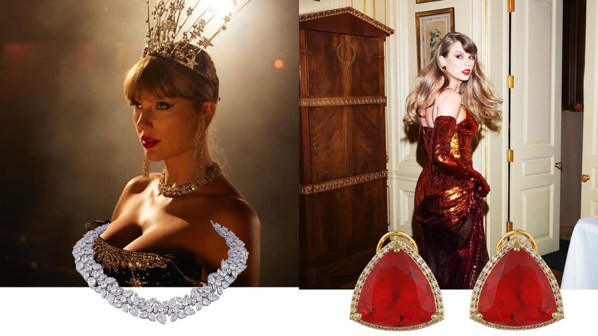 Taylor Swift Wore This Indian Designer's Jewellery For Her Latest <i>The Life Of A Showgirl</i> Album