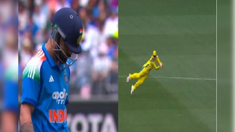 Virat Kohli Wicket: मिचेल स्टार्क की गेंद ने किया विराट कोहली का शिकार, फिर कर बैठे गलती, ऐसे हुए आउट, Video Virat Kohli Wicket: मिचेल स्टार्क की गेंद ने किया विराट कोहली का शिकार, फिर कर बैठे गलती, ऐसे हुए आउट, Video