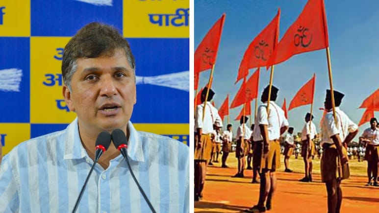 'RSS के पाठ्यक्रम पर एतराज नहीं, पर सच बताएं', आम आदमी पार्टी ने लगाए ये आरोप