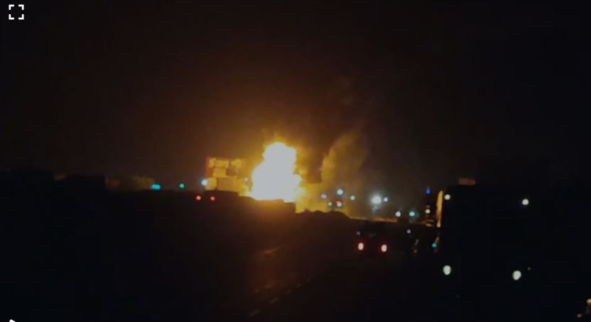 LPG Cylinders Burst As Tanker Hits Parked Truck On Jaipur-Ajmer Highway