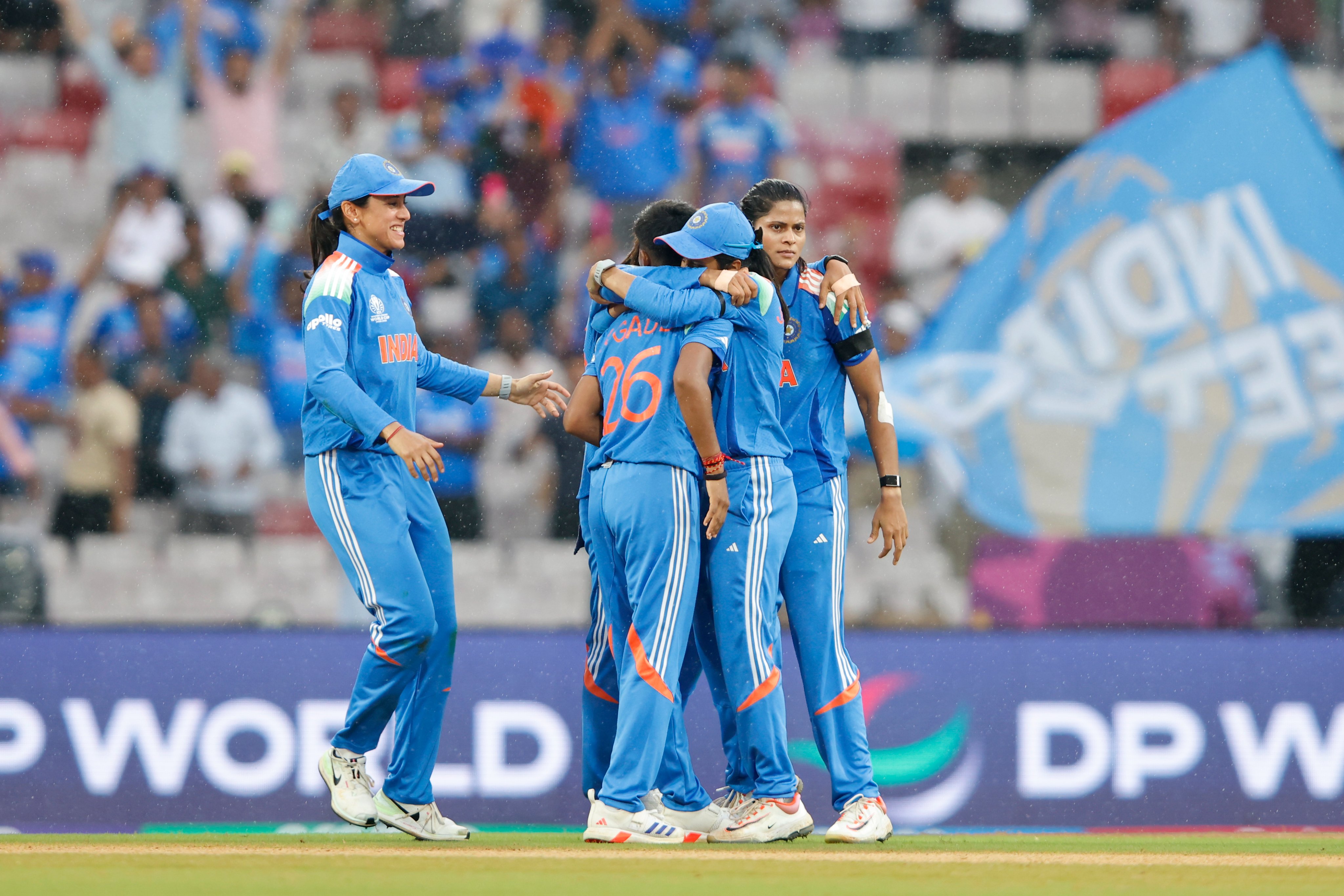 India vs Australia Live Score, Women World Cup 2nd Semifinal: Shree Charani Strikes Twice, Leads India's Comeback vs 4-Down Australia