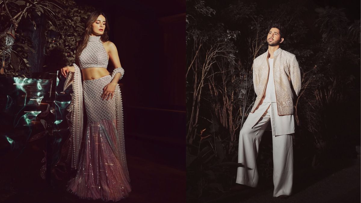 Rumoured Couple Vihaan Samat And Radhikka Madan Attend Manish Malhotras Diwali Bash Together
