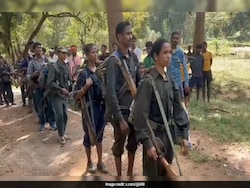 21 Maoists, Including 13 Women, Surrender With 18 Weapons In Chhattisgarh