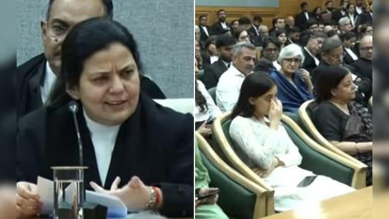 "If You Cry, I'll Cry": Delhi Judge Tells Daughter During Court Farewell Speech "If You Cry, I'll Cry": Delhi Judge Tells Daughter During Court Farewell Speech