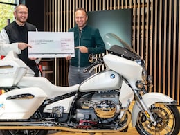 BMW R18 Motorcycle Signed By Pope Leo Sold For Rs 1.32 Crore BMW R18 Motorcycle Signed By Pope Leo Sold For Rs 1.32 Crore