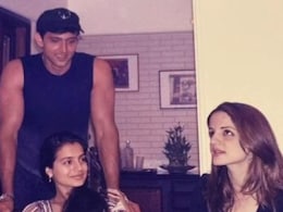 A Throwback Gem Featuring <i>Kaho Naa... Pyaar Hai</i> Co-Stars Hrithik Roshan And Ameesha Patel. Bonus - Sussanne Khan A Throwback Gem Featuring <i>Kaho Naa... Pyaar Hai</i> Co-Stars Hrithik Roshan And Ameesha Patel. Bonus - Sussanne Khan