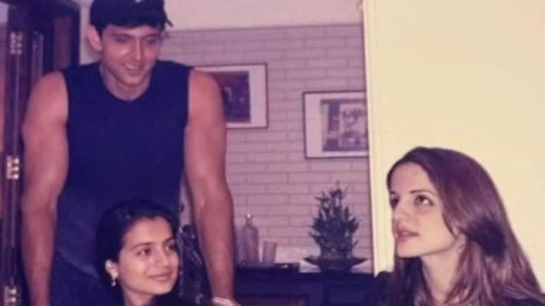 A Throwback Gem Featuring <i>Kaho Naa... Pyaar Hai</i> Co-Stars Hrithik Roshan And Ameesha Patel. Bonus - Sussanne Khan A Throwback Gem Featuring <i>Kaho Naa... Pyaar Hai</i> Co-Stars Hrithik Roshan And Ameesha Patel. Bonus - Sussanne Khan