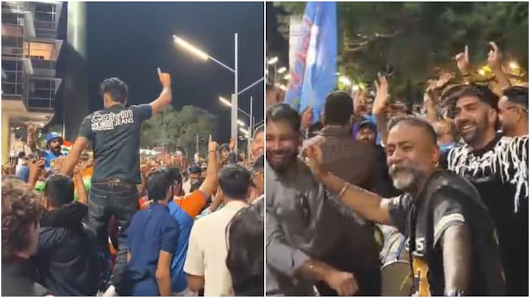 IND vs AUS: रोहित-कोहली ने दिया जश्न मनाने का शानदार मौका, सिडनी ग्राउंड के बाहर झूमकर नाचे फैंस IND vs AUS: रोहित-कोहली ने दिया जश्न मनाने का शानदार मौका, सिडनी ग्राउंड के बाहर झूमकर नाचे फैंस