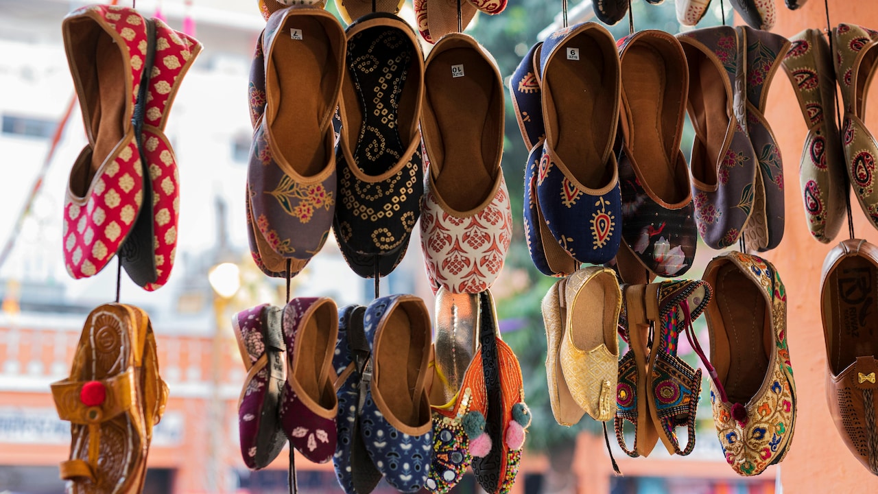 Look for comfortable flats and juttis to complete your outfit