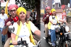 Jan Suraaj's Lady Singham Takes NDTV For A Bike Ride Jan Suraaj's Lady Singham Takes NDTV For A Bike Ride