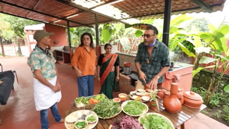 Jackie Shroff Cooks Cholai Ka Saag And Dahi Bhaat For Farah Khan. Recipe Inside