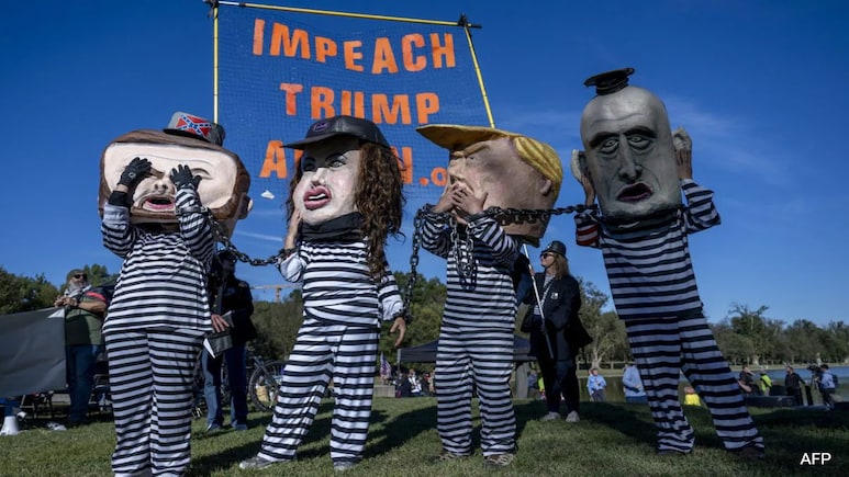 "No Kings" Rallies In US To Gauge Anger At President Trump's Second Term "No Kings" Rallies In US To Gauge Anger At President Trump's Second Term