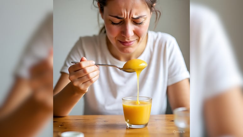सुबह-सुबह खाली पेट एक चम्मच घी खाने से क्या होता है? सुबह-सुबह खाली पेट एक चम्मच घी खाने से क्या होता है?
