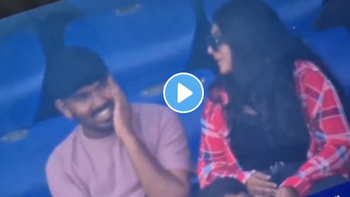 Video : मुलीनं शेजारी बसलेल्या पोराच्या सपासप 3 थप्पड मारल्या, IND vs WI सामन्यादरम्यान नको तेच सुरु होतं..