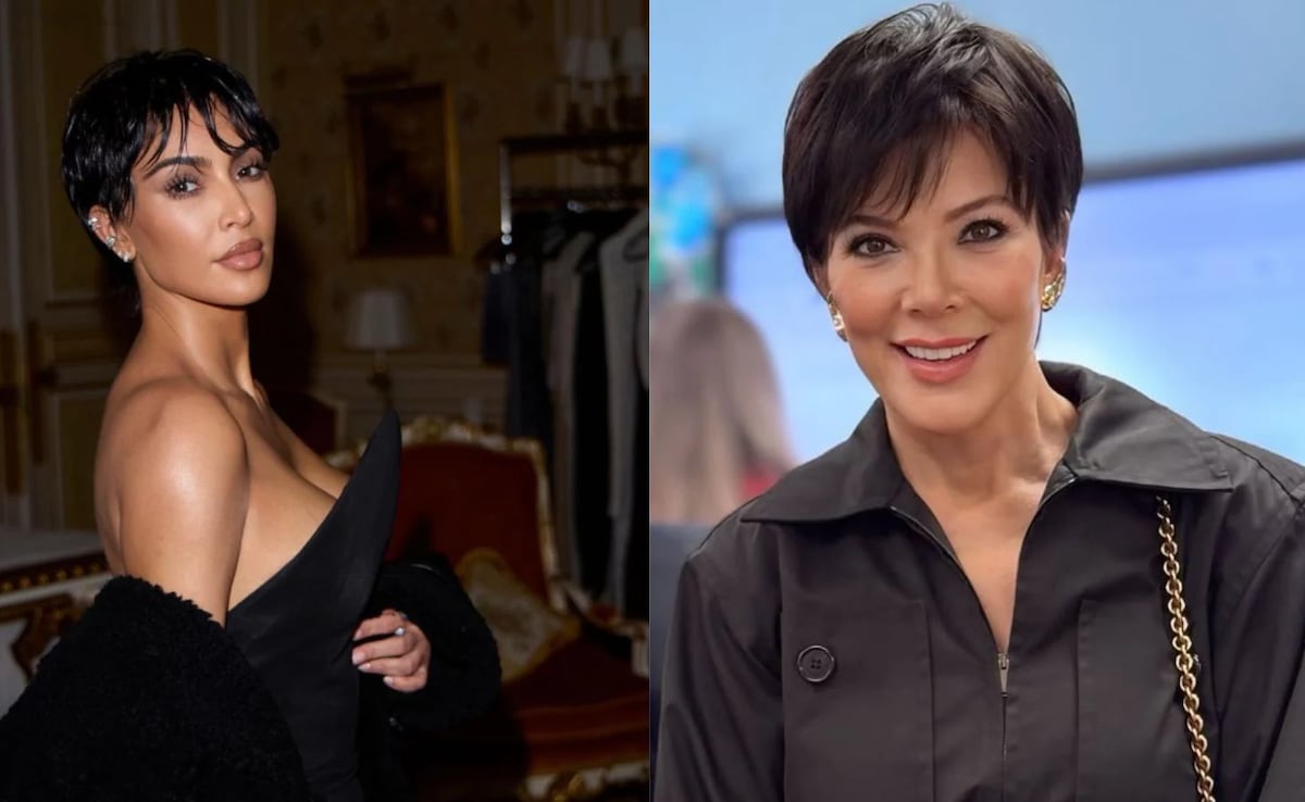 Kim Kardashian Channels Kris Jenner With A Chic Pixie Cut At Paris Fashion Week