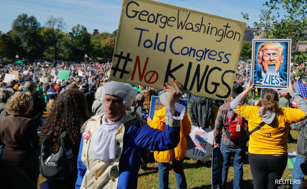 Millions Rally Nationwide in "No Kings" Protests Against Trump Administration