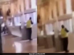 On Camera, Louvre Museum Thieves Seen Cutting Glass During Heist On Camera, Louvre Museum Thieves Seen Cutting Glass During Heist