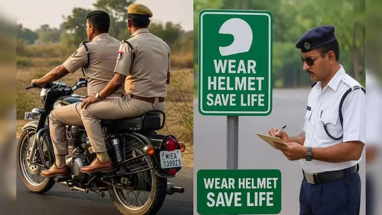 Helmet rules: MP में पुलिसकर्मियों पर हेलमेट नियम लागू, बार-बार नियम तोड़ा तो रद्द होगा लाइसेंस, आदेश जारी