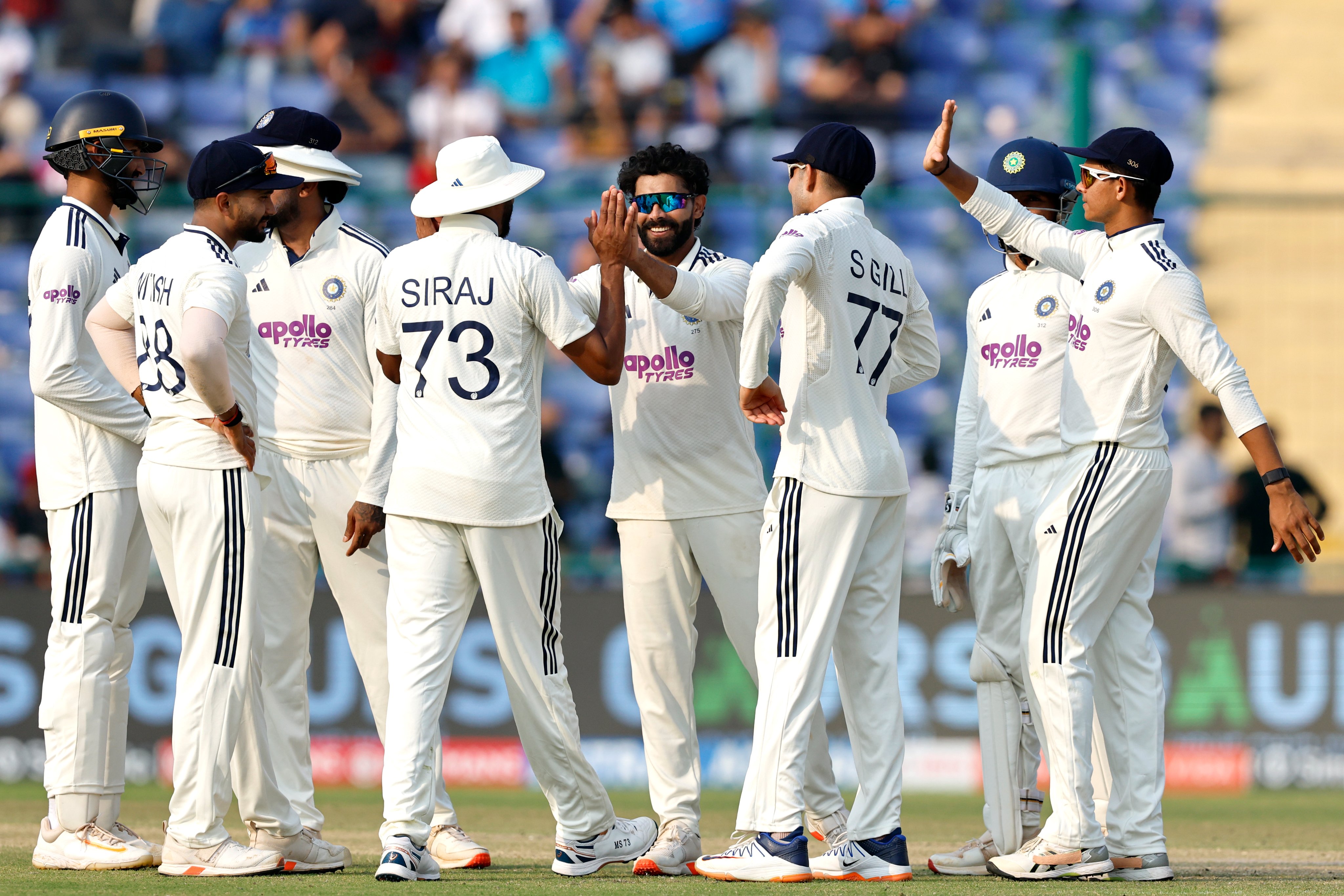 India vs West Indies Highlights, 2nd Test, Day 2: Ravindra Jadeja Spins Web, Shubman Gill Slams Ton; India Lead WI By 378 Runs