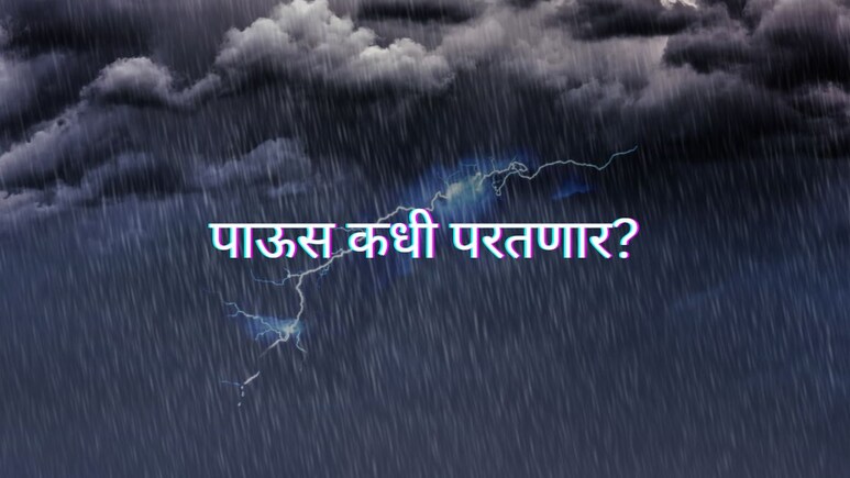 Maharashtra Rain : चार दिवस पावसाचे! हवामान विभागाकडून अलर्ट जारी