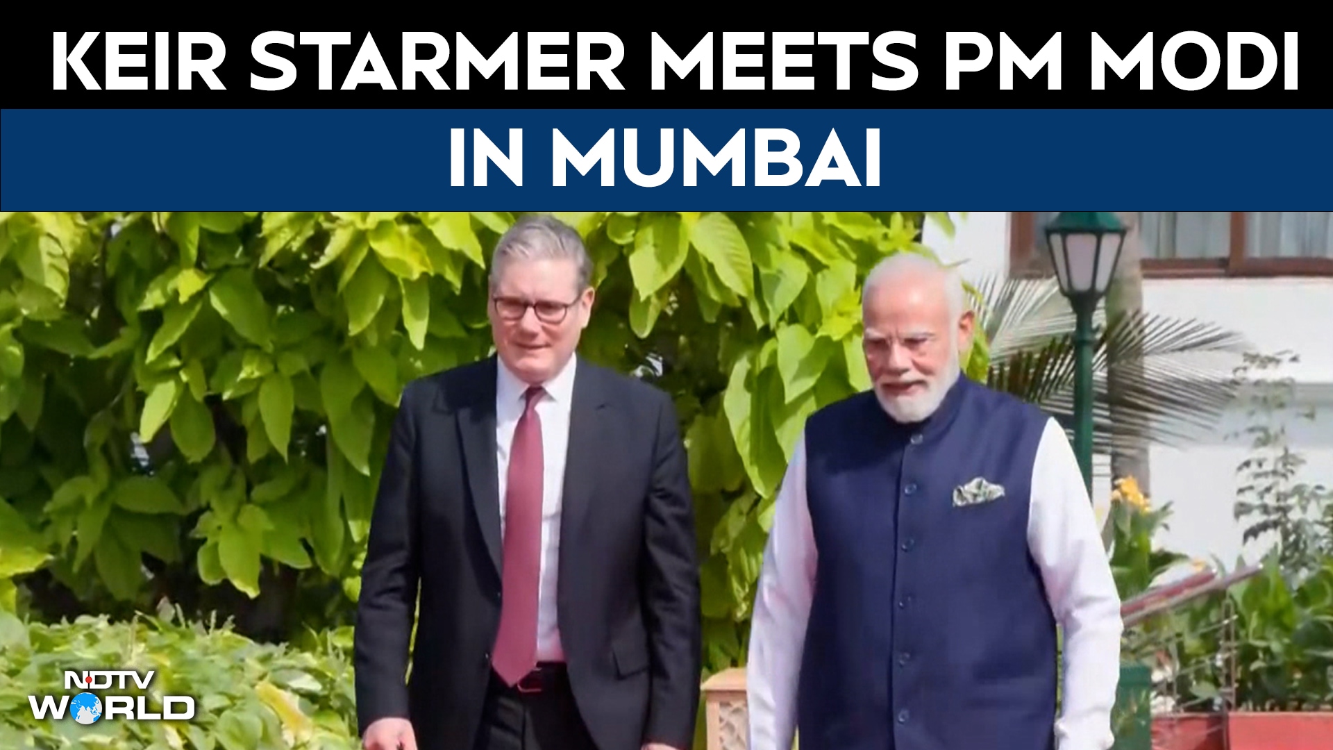 Video : Keir Starmer Meets PM Modi In Mumbai In Boost To India-UK Partnership