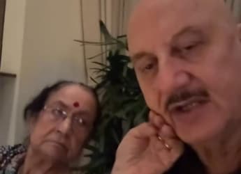 Watch: Anupam Kher Takes His Mother Out For Italian Food In Mumbai