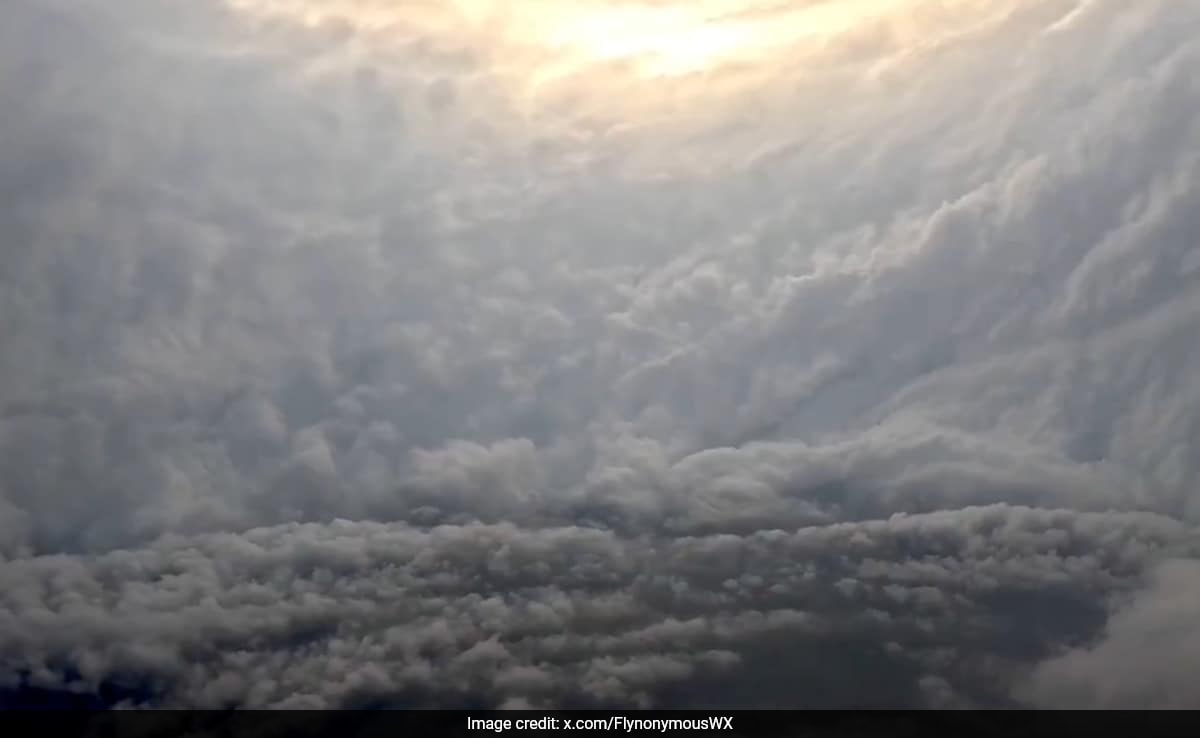 Watch: US Air Force Flies Into Eye Of Hurricane Melissa, Strongest Storm Of 2025