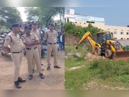 सरकारी जमीन पर बन रहा था 'नवी मदरसा'! प्रशासन ने हटाया अवैध कब्जा, तनाव के बीच की कार्रवाई सरकारी जमीन पर बन रहा था 'नवी मदरसा'! प्रशासन ने हटाया अवैध कब्जा, तनाव के बीच की कार्रवाई