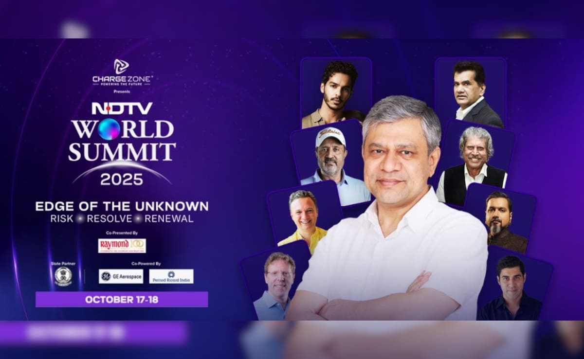 NDTV World Summit 2025 LIVE: Biggest Global Names Set To Converge On Day 2