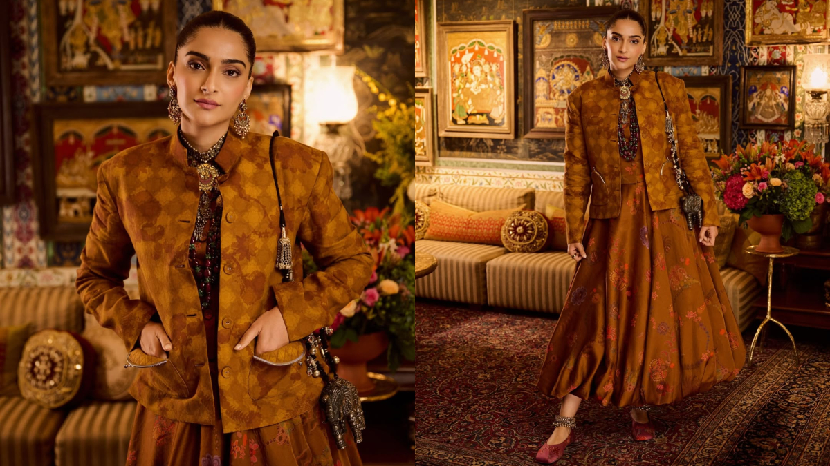 Sonam Kapoor Makes A Stylish Statement At Anshula Kapoor's Engagement Amid Pregnancy Rumours