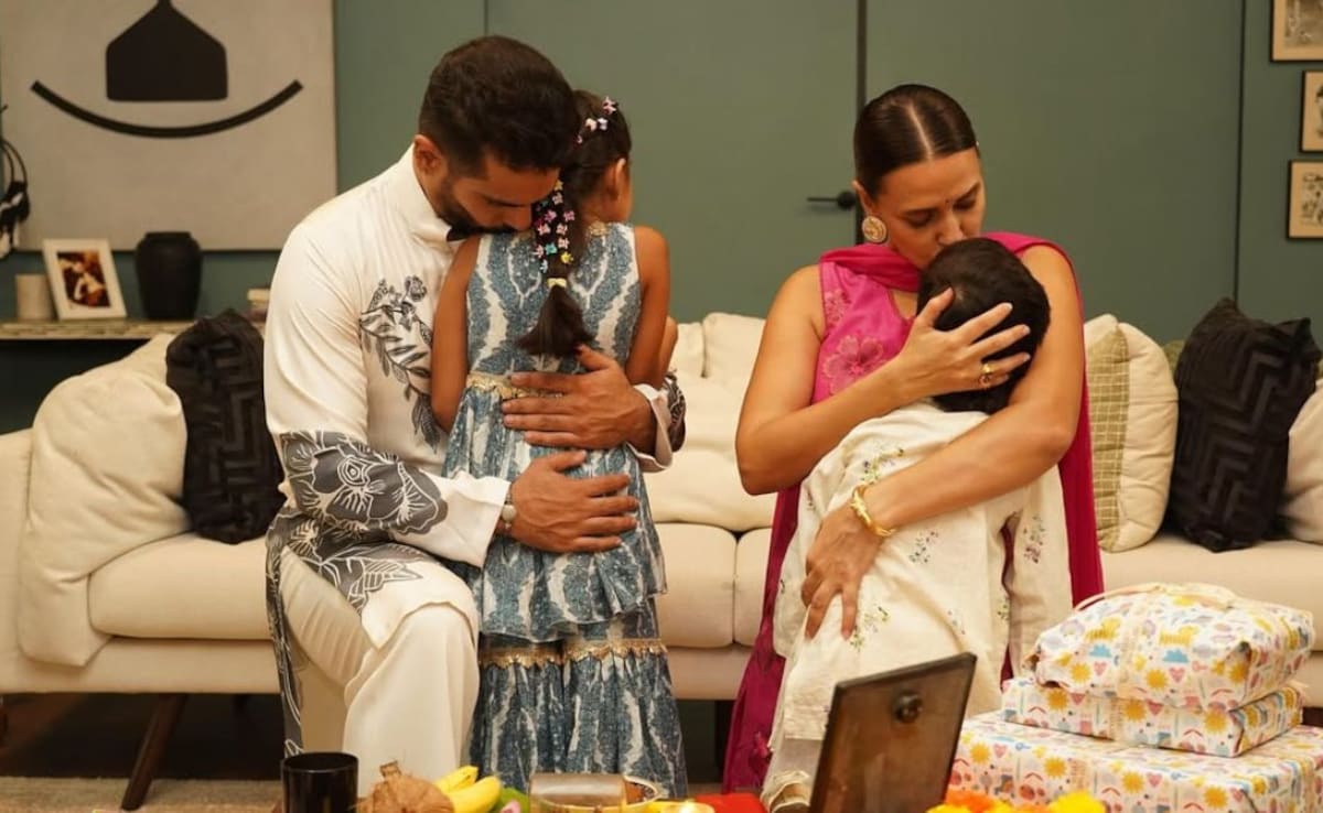 Glimpses of Neha and Angads love-filled Diwali. Photo: Neha Dhupia/ Instagram Glimpses of Neha and Angads love-filled Diwali. Photo: Neha Dhupia/ Instagram