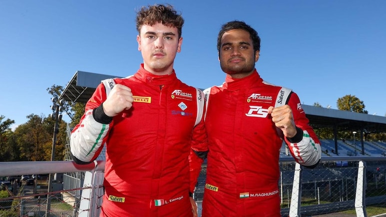Mahaveer Raghunathan Clinches Pole In Italian GT Sprint Finale