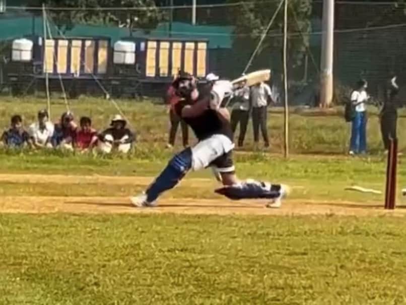 "Broke His Own Car": Rohit Sharma's Big Six During Practice Sends Crowd In A Frenzy - Video