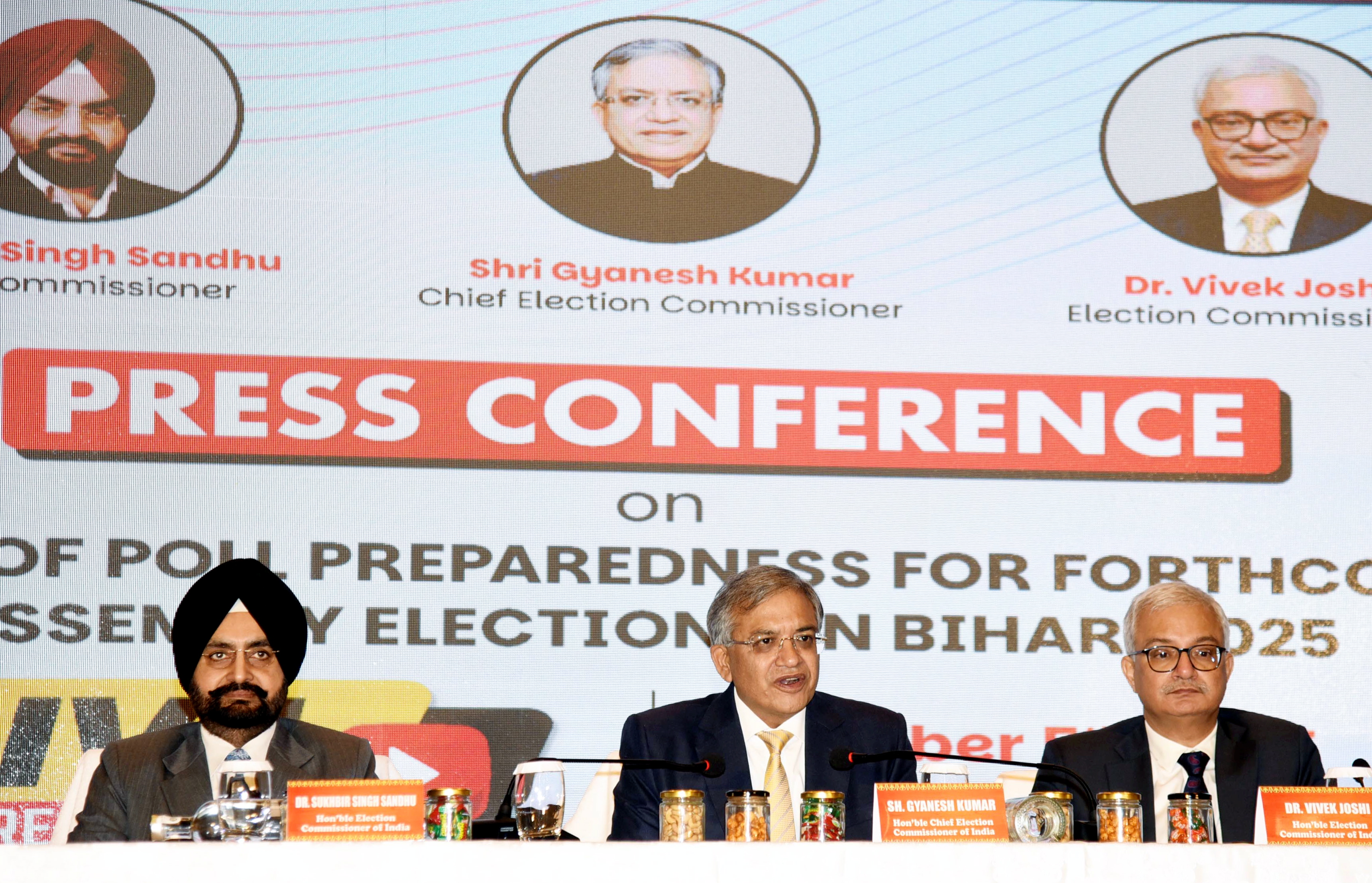 बिहार इलेक्‍शन का काउंटडाउन शुरू, CEC ज्ञानेश कुमार बोले- 22 नवंबर से पहले पूरा होगा चुनाव