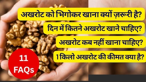 मैं एक दिन में 20 अखरोट खाऊं तो क्या होगा, 1 दिन में कितने अखरोट खाने चाहिए? यहां है पूरे 11 सवालों के जवाब