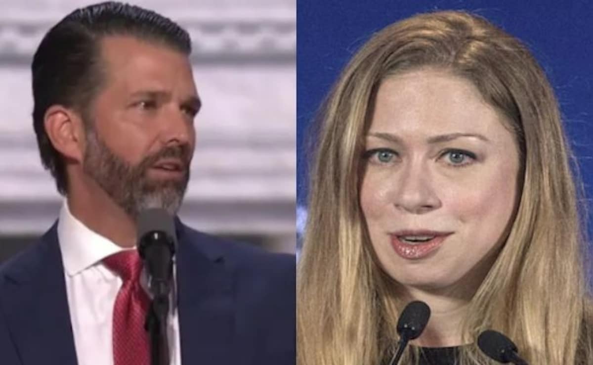 "Your Parents Tried Stealing": Trump's Son vs Bill Clinton's Daughter