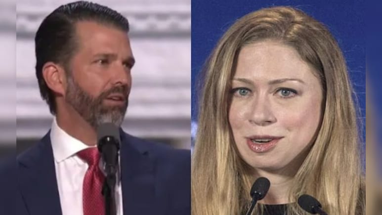 "Your Parents Tried Stealing": Trump's Son vs Bill Clinton's Daughter "Your Parents Tried Stealing": Trump's Son vs Bill Clinton's Daughter