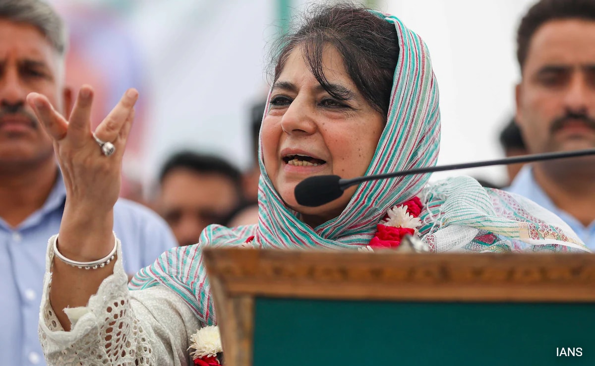 "Politically Motivated": Mehbooba Mufti's Plea On Prisoners Rejected